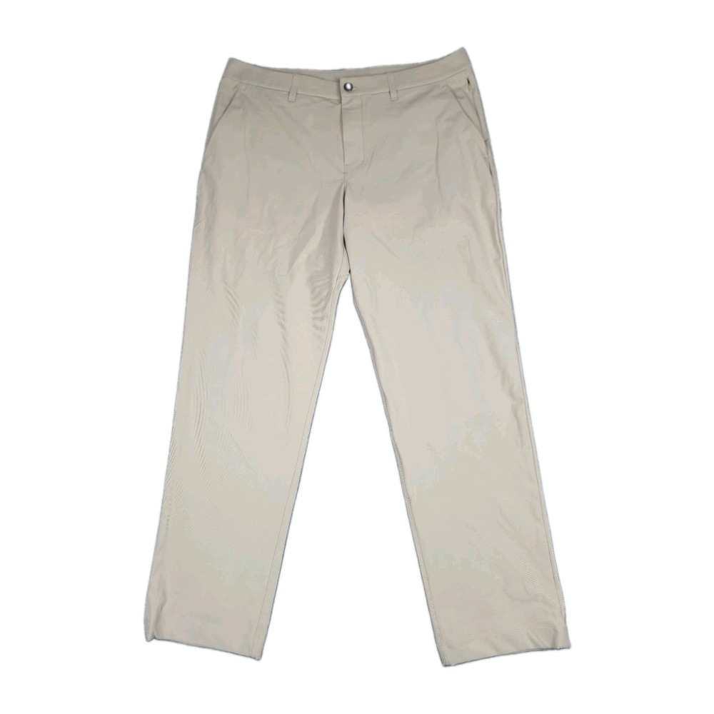 Lululemon ABC Commission Slim-Fit Pant 36x31 Tan Khaki Warpstreme Chino LM5AO5S